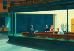 Pomegranate - Edward Hopper: Nighthawks - 1000 Piece Jigsaw Puzzle Clearance