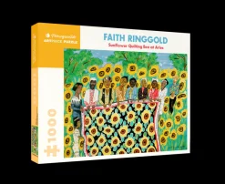 Pomegranate - Faith Ringgold: Sunflower Quilting Bee at Arles - 1000 Piece Jigsaw Puzzle Hot
