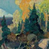 Pomegranate - Franklin Carmichael: Autumn Hillside - 1000 Piece Jigsaw Puzzle New