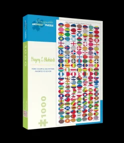 Pomegranate - Gregory L. Blackstock: More Colorful Egg Pattern Favorites to Go For - 1000 Piece Jigsaw Puzzle Fashion