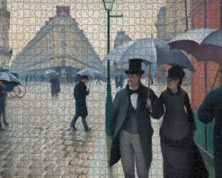 Pomegranate - Gustave Caillebotte: Paris Street; Rainy Day - 1000 Piece Jigsaw Puzzle Outlet