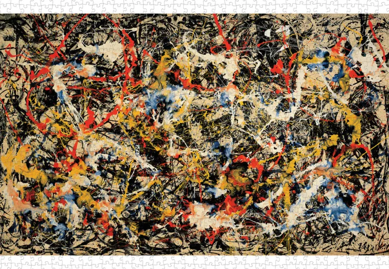 Pomegranate - Jackson Pollock: Convergence - 1000 Piece Jigsaw Puzzle Hot