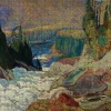 Pomegranate - J.E.H. MacDonald: Falls, Montreal River - 1000 Piece Jigsaw Puzzle Discount