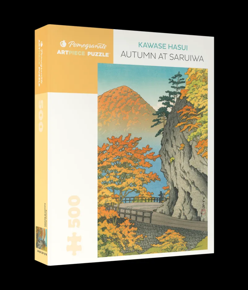 Pomegranate - Kawase Hasui: Autumn at Saruiwa - 500 Piece Jigsaw Puzzle Outlet