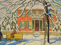 Pomegranate - Lawren S. Harris: Red House and Yellow Sleigh - 1000 Piece Jigsaw Puzzle Sale