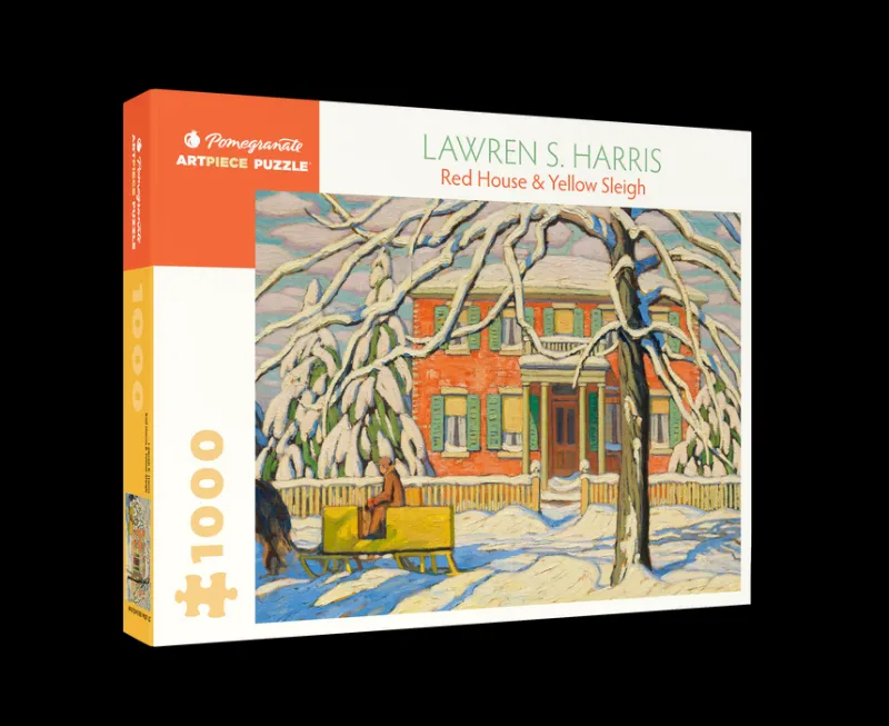 Pomegranate - Lawren S. Harris: Red House and Yellow Sleigh - 1000 Piece Jigsaw Puzzle Sale