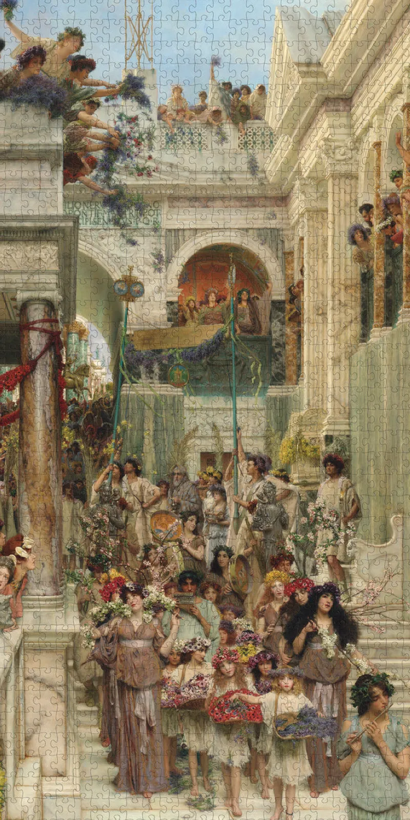 Pomegranate - Lawrence Alma-Tadema: Spring - 1000 Piece Jigsaw Puzzle Outlet