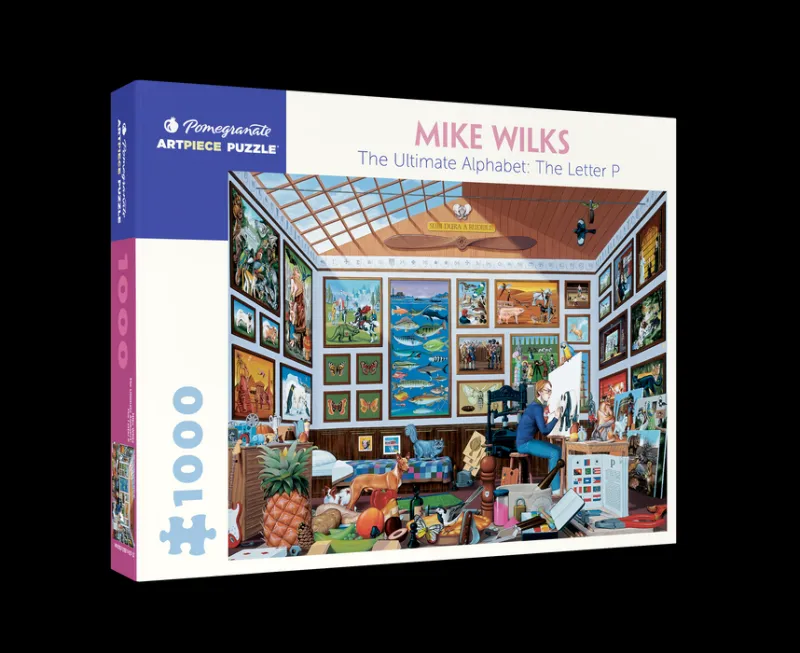 Pomegranate - Mike Wilks: The Ultimate Alphabet: The Letter P - 1000 Piece Jigsaw Puzzle New