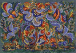 Pomegranate - Olena Skytsiuk: Paradise Birds - 1000 Piece Jigsaw Puzzle Fashion
