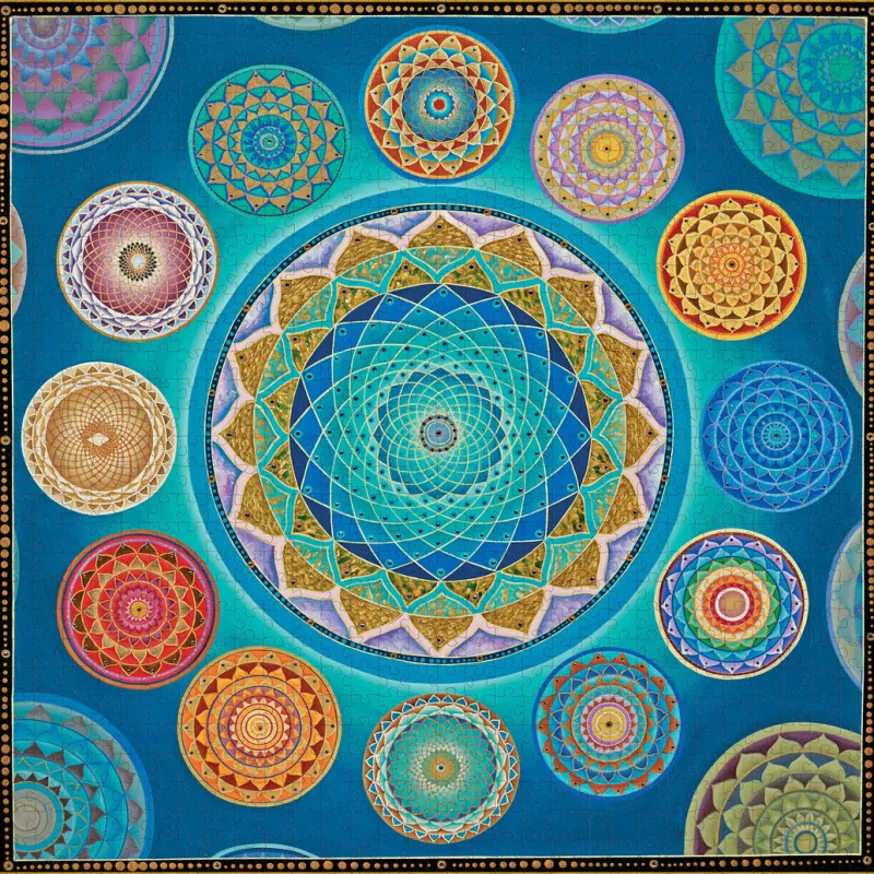 Pomegranate - Paul Heussenstamm: Mandala World - 1000 Piece Jigsaw Puzzle Clearance