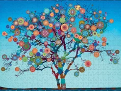 Pomegranate - Paul Heussenstamm: Mandala Fruit Tree - 500 Piece Jigsaw Puzzle New