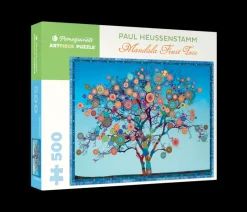 Pomegranate - Paul Heussenstamm: Mandala Fruit Tree - 500 Piece Jigsaw Puzzle New