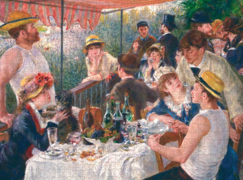 Pomegranate - Pierre-Auguste Renoir: Luncheon of the Boating Party - 1000 Piece Jigsaw Puzzle Fashion