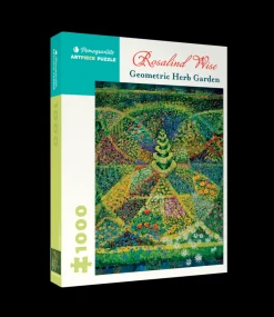 Pomegranate - Rosalind Wise: Geometric Herb Garden - 1000 Piece Jigsaw Puzzle Fashion