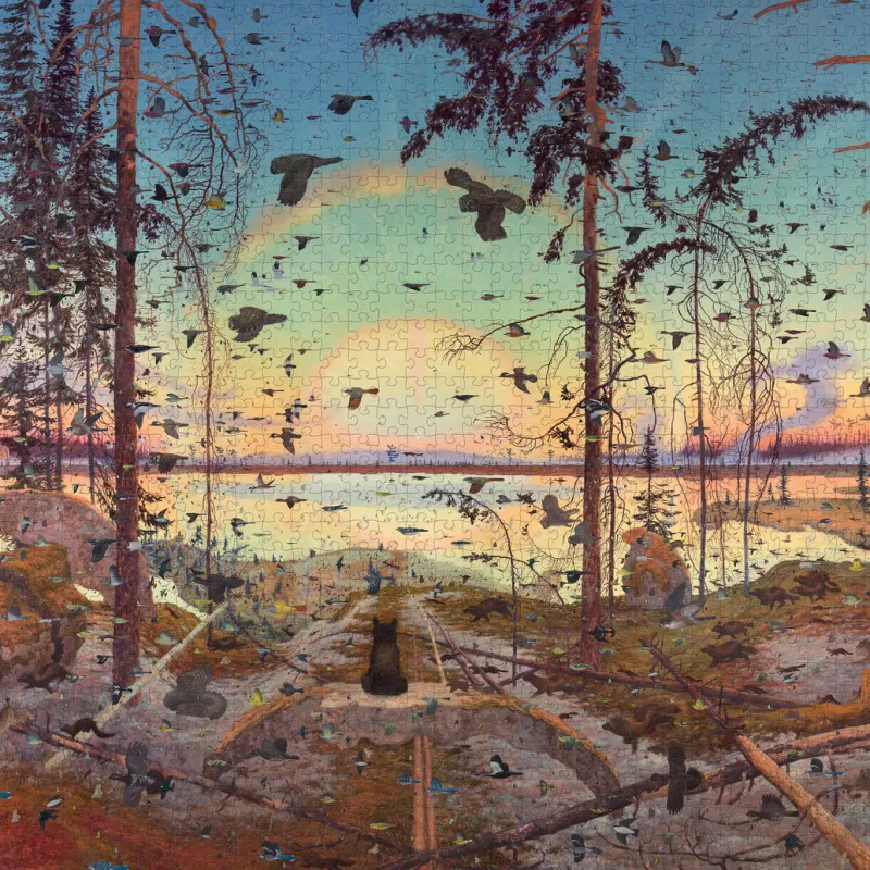 Pomegranate - Tom Uttech: Enassamishhinjijweian - 1000 Piece Jigsaw Puzzle Hot