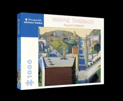 Pomegranate - Wayne Thiebaud: Valley Streets - 1000 Piece Jigsaw Puzzle Outlet