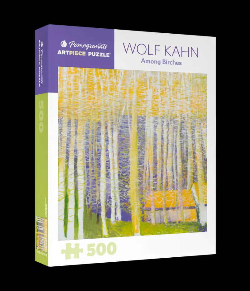 Pomegranate - Wolf Kahn: Among Birches - 500 Piece Jigsaw Puzzle Online