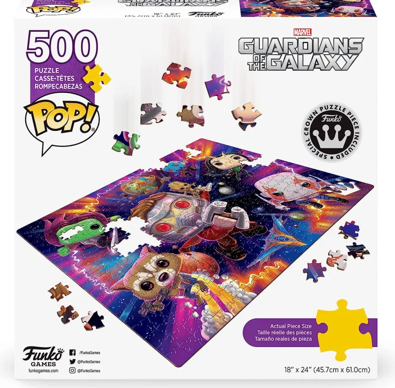 Funko Pop! Puzzles - Marvel Guardians of the Galaxy - 500 Piece Jigsaw Puzzle Hot