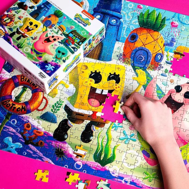 Funko Pop! Puzzles - Spongebob Squarepants - 500 Piece Jigsaw Puzzle Discount