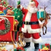 Eurographics ** Pre-Order ** - Santa with Sled by Simon - 1000 Piece Jigsaw Puzzle Hot