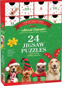 Eurographics *** Pre-Order *** - Advent Calendar - Christmas Paws Clearance