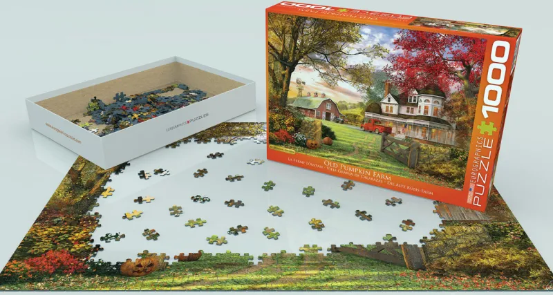 Eurographics ** Pre-Order ** - Dominic Davison: Old Pumpkin Farm - 1000 piece jigsaw puzzle Online
