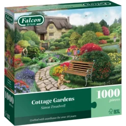 Falcon de luxe ** Pre-Order ** Falcon - Cottage Gardens - 1000 Pieces Hot
