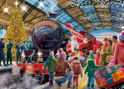 Falcon de luxe ** Pre-Order ** Falcon - Santa at the Station - 1000 Pieces Discount