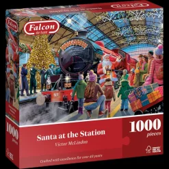 Falcon de luxe ** Pre-Order ** Falcon - Santa at the Station - 1000 Pieces Discount