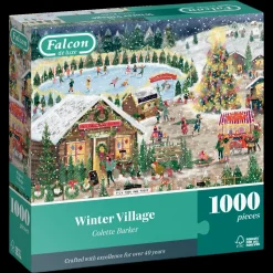 Falcon de luxe ** Pre-Order ** Falcon - Winter Village - 1000 Pieces Clearance