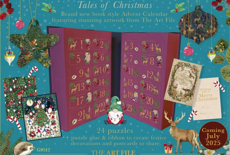 Gibsons ** Pre-Order ** - Tales of Christmas Advent Jigsaw Calandar (2025) - 1000 Piece Jigsaw Puzzle Outlet