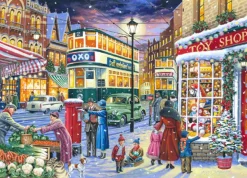 House of Puzzles ** Pre-Order ** HOP - Christmas Shopping - 4 x 500 Piece Hot
