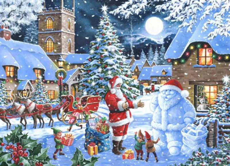 House of Puzzles ** Pre-Order ** HOP - Let It Snow - 4 x 500 Piece Sale