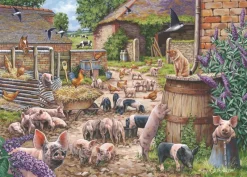 House of Puzzles ** Pre-Order ** HOP - Piglet Pandemonium - 500 Piece Clearance
