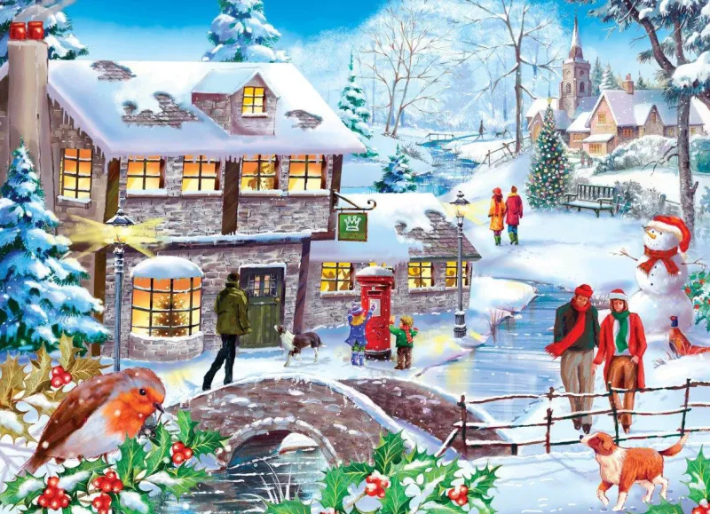 House of Puzzles ** Pre-Order ** HOP - Winter Walk - BIG 500 Piece Online