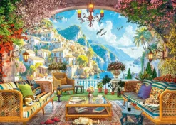 Ravensburger ** Pre-Order ** - Mediterranean Terrace View - 1000 Piece Clearance