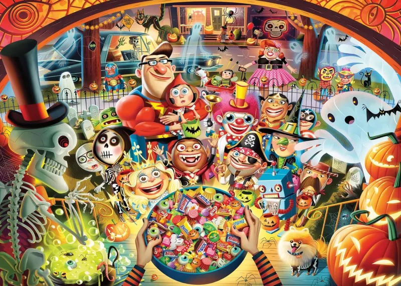 Ravensburger ** Pre-Order ** - Trick or Treat - 1000 Piece Best