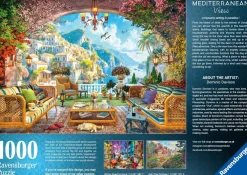Ravensburger ** Pre-Order ** - Mediterranean Terrace View - 1000 Piece Clearance