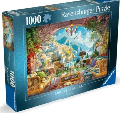 Ravensburger ** Pre-Order ** - Mediterranean Terrace View - 1000 Piece Clearance
