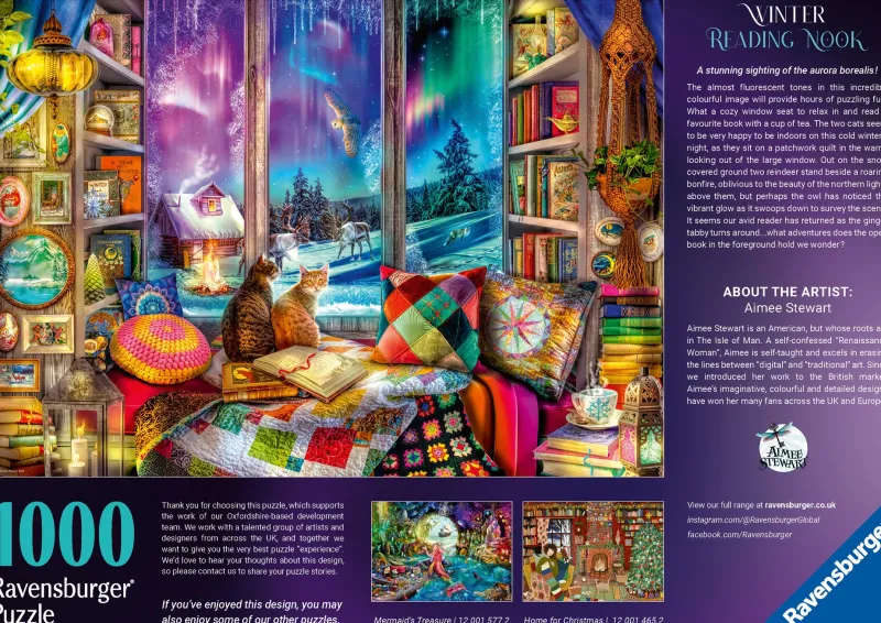 Ravensburger ** Pre-Order ** - Winter Reading Nook - 1000 Piece Outlet