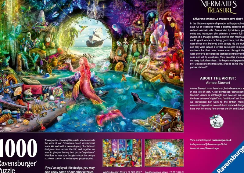 Ravensburger ** Pre-Order ** - Mermaids Treasure - 1000 Piece Fashion