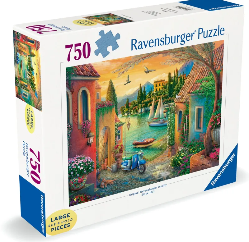 Ravensburger ** Pre-Order ** - Villas by the Sea - 750 Piece Large Format Best