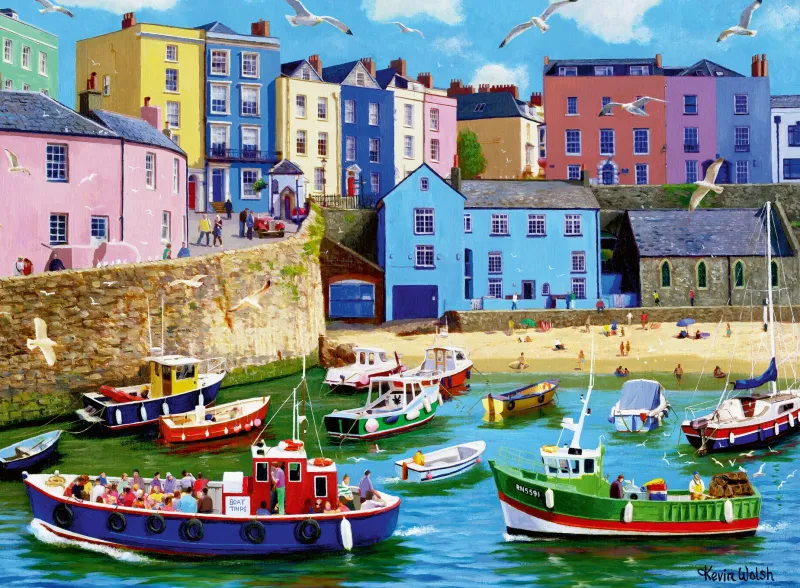 Ravensburger ** Pre-Order ** - Happy Days No 8, Holidays - 4 x 500 Piece Jigsaw Puzzle Online