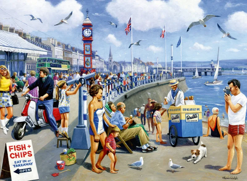 Ravensburger ** Pre-Order ** - Happy Days No 8, Holidays - 4 x 500 Piece Jigsaw Puzzle Online
