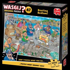 Wasgij ** Pre-Order ** Original 47 - Boating Bedlam! - 1000 Piece Jigsaw Puzzle Hot