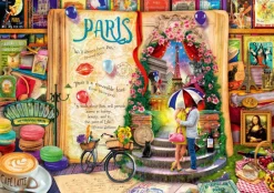 Bluebird Puzzle - Life is an Open Book Paris - 1000 Piece Jigsaw Puzzle Sale