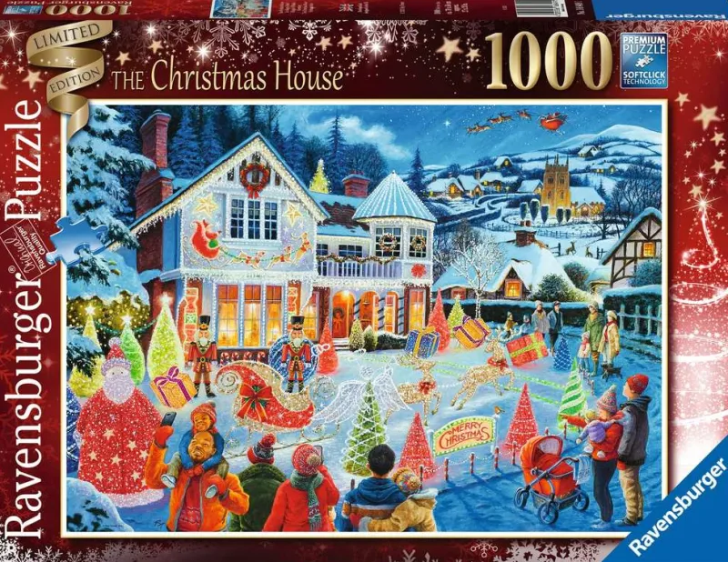 Ravensburger Ravensbuger - The Christmas House Limited Edition - 2021 Special Edition - 1000 Piece Jigsaw Puzzle Hot