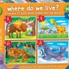 Ravensburger 3058 - Where Do We Live? - My First Jigsaw Puzzles (2, 3, 4 & 5pc) New