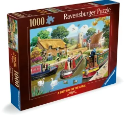 Ravensburger - A Busy Day on the Canal - 1000 Piece Discount