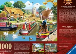 Ravensburger - A Busy Day on the Canal - 1000 Piece Discount
